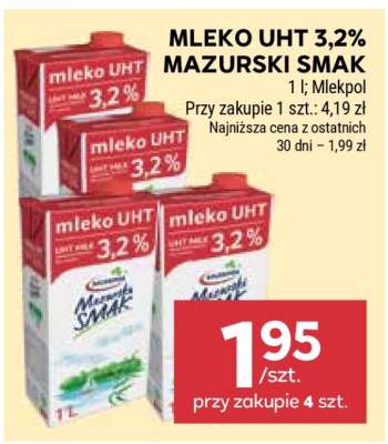 Mleko UHT 3,2% Mazurski smak**