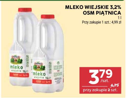 Mleko Wiejskie 3,2% OSM Piątnica