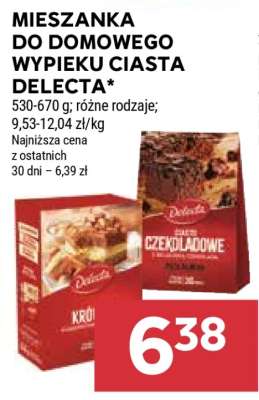 Mieszanka do domowego wypieku ciasta Delecta