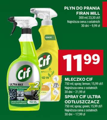 SPRAY CIF ULTRA ODTŁUSZCZACZ