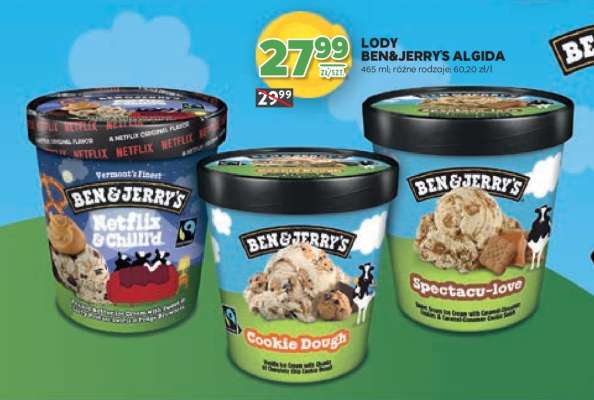 Lody Ben&Jerry’s Algida*