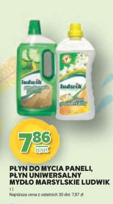 Płyn do mycia paneli, płyn uniwersalny, mydło marsylskie Ludwik