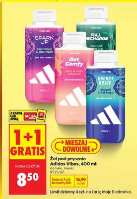Żel pod prysznic Adidas Vibes, 400 ml