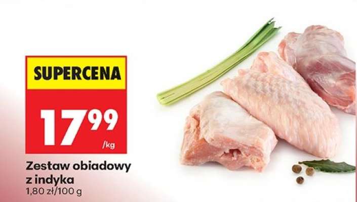 Zestaw obiadowy z indyka