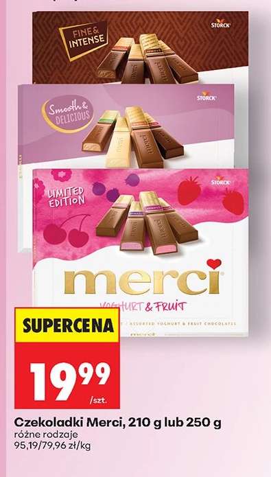 Czekoladki Merci, 210 g lub 250 g