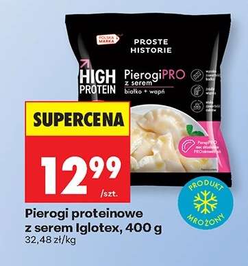Pierogi proteinowe z serem Iglotex, 400 g