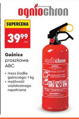 Gaśnica proszkowa ABC