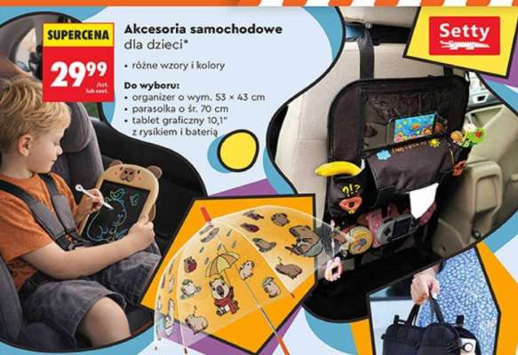 Akcesoria samochodowe dla dzieci