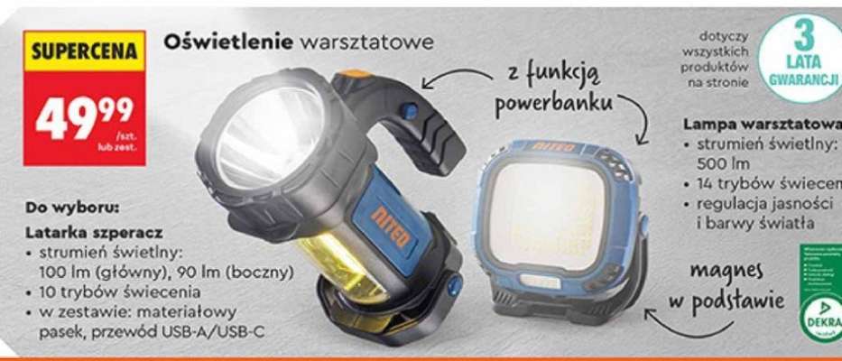 Oświetlenie warsztatowe