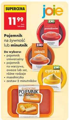 Pojemnik na żywność lub minutnik