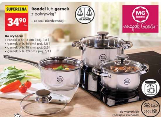 Rondel lub garnek z pokrywką