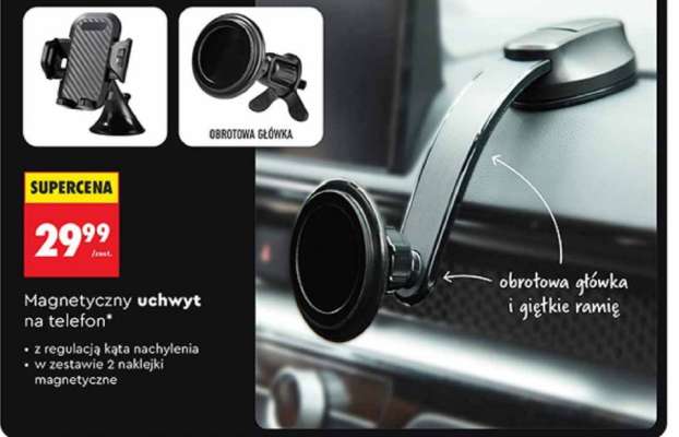 Magnetyczny uchwyt na telefon