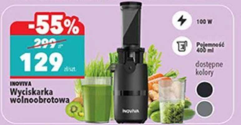 INOVIVA Wyciskarka wolnoobrotowa