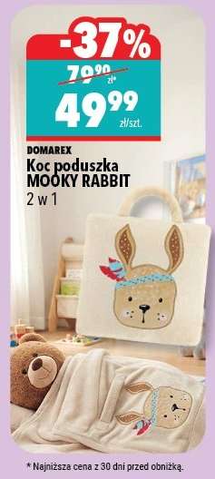 Koc poduszka MOOKY RABBIT
