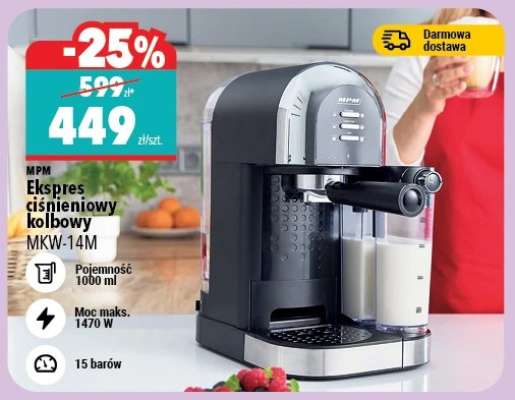 Ekspres ciśnieniowy kolbowy MKW-14M