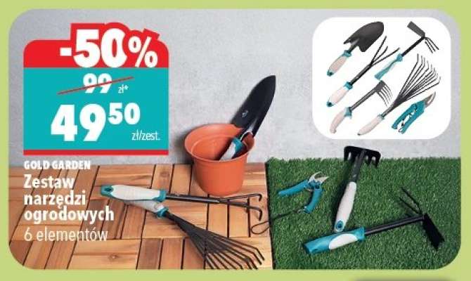 GOLD GARDEN Zestaw narzędzi ogrodowych
