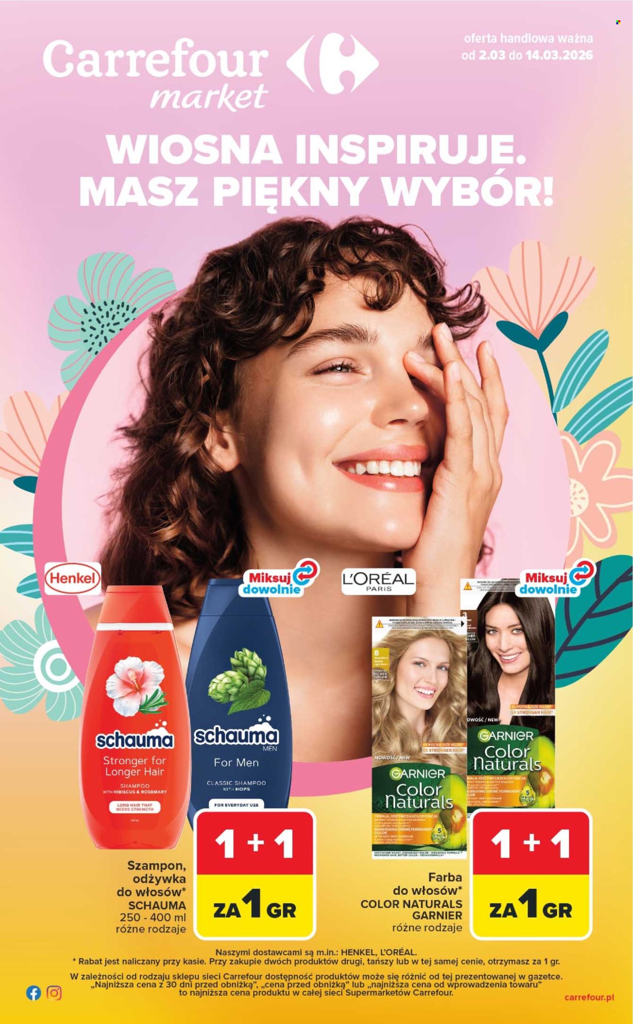 Gazetka Carrefour Market - 2.03.2026 - 14.03.2026. Strona 1