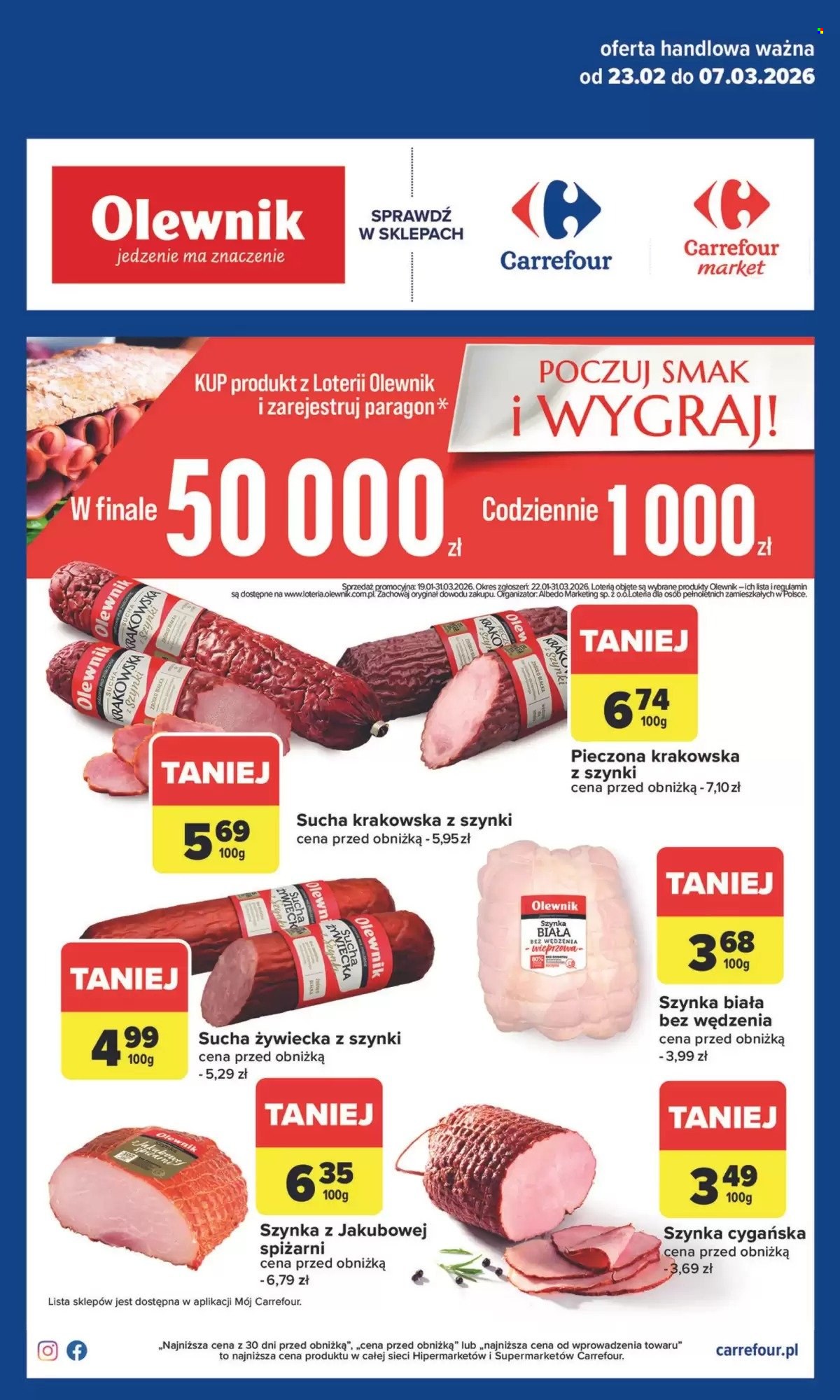 Gazetka Carrefour - 23.02.2026 - 7.03.2026. Strona 1