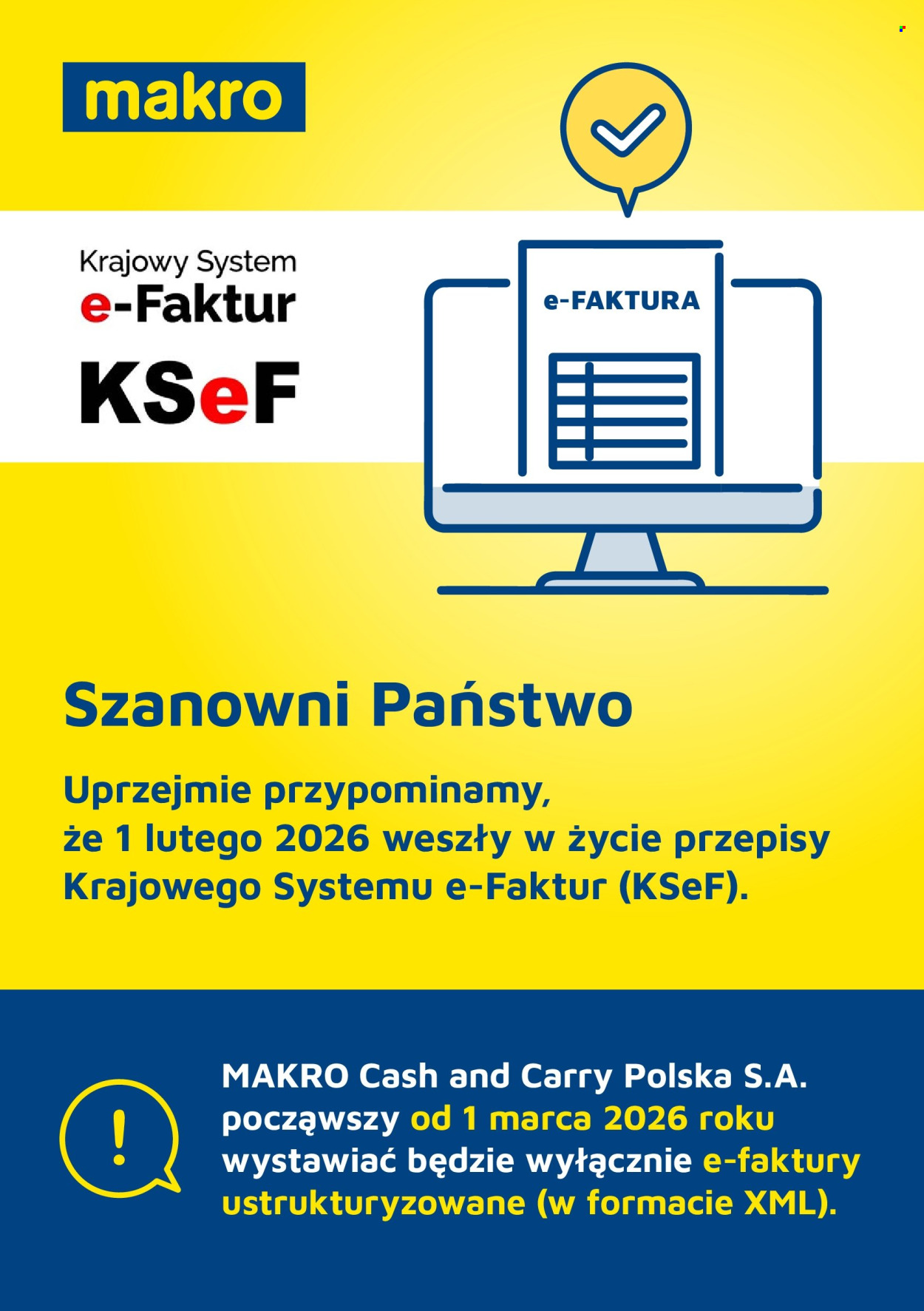 Gazetka Makro - 1.03.2026 - 31.03.2026. Strona 1