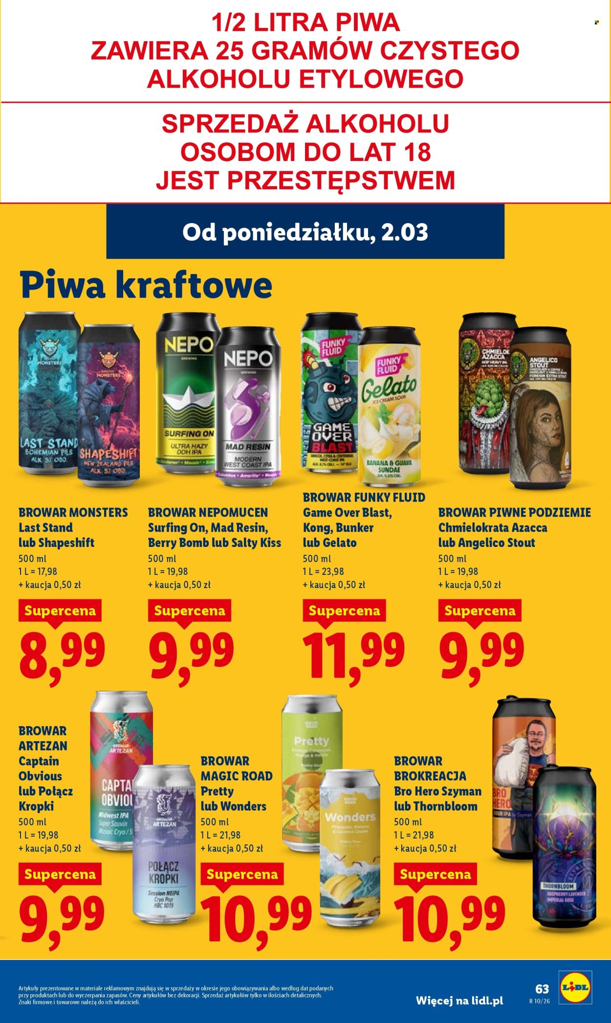 Gazetka Lidl - 2.03.2026 - 4.03.2026. Strona 63