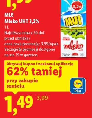 MU! Mleko UHT 3,2%