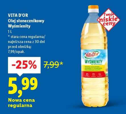 Vita D'or Olej słonecznikowy Wyśmienity