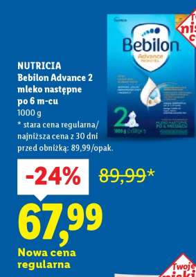 NUTRICIA Bebilon Advance 2 mleko następne po 6 m-cu
