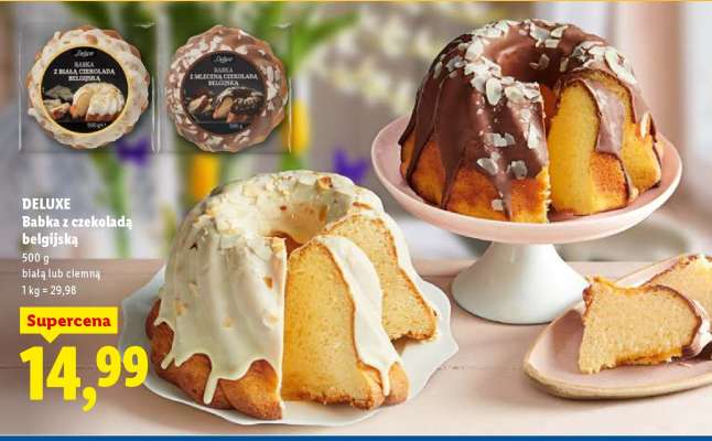 DELUXE Babka z czekoladą belgijską