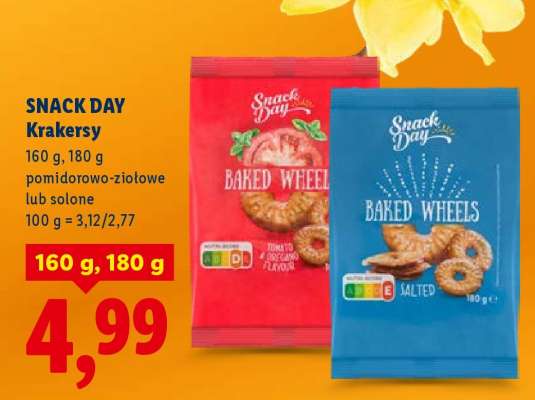 SNACK DAY Krakersy