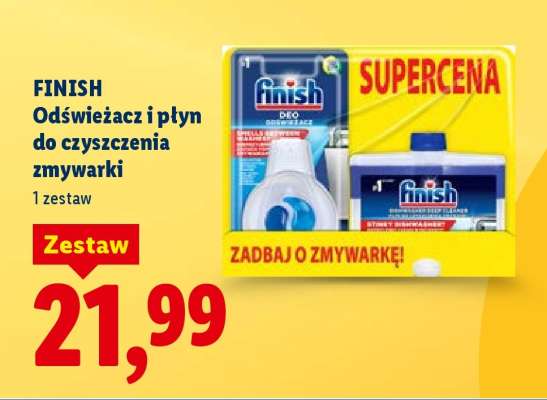 FINISH Odświeżacz i płyn do czyszczenia zmywarki