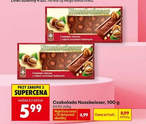 CZEKOLADA NUSSBEISSER 100 G