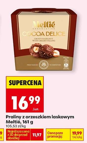 Praliny z orzeszkiem laskowym Meltié, 161 g