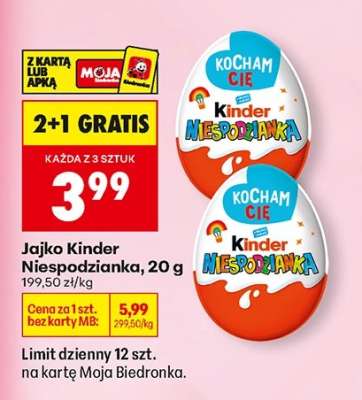 Jajko Kinder Niespodzianka 20 g