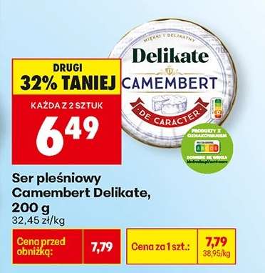 Ser pleśniowy Camembert Delikate, 200 g