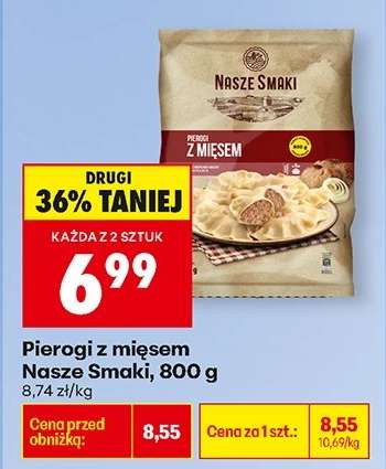 Pierogi z mięsem Nasze Smaki, 800 g