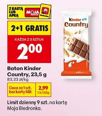 Baton Kinder Country 23,5 g