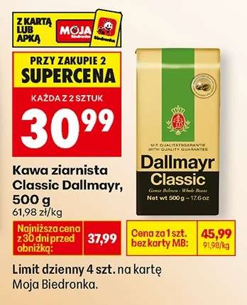 Kawa ziarnista Classic Dallmayr, 500 g