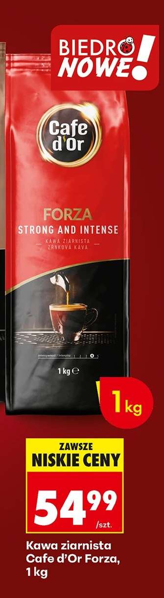 Kawa ziarnista Cafe d'Or Forza, 1 kg