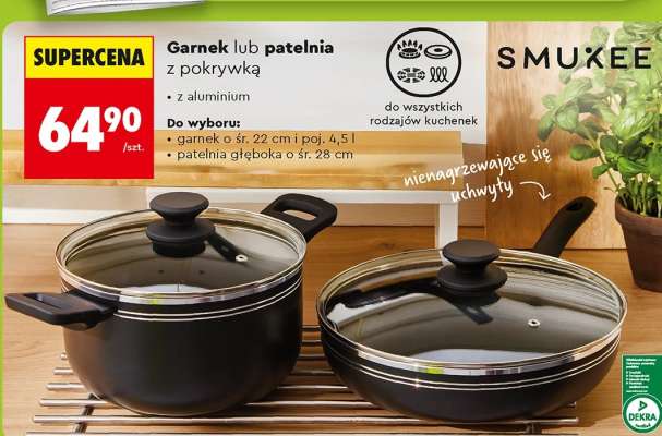 Garnek lub patelnia z pokrywką