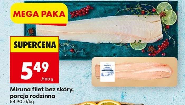 Miruna filet bez skóry porcja rodzinna