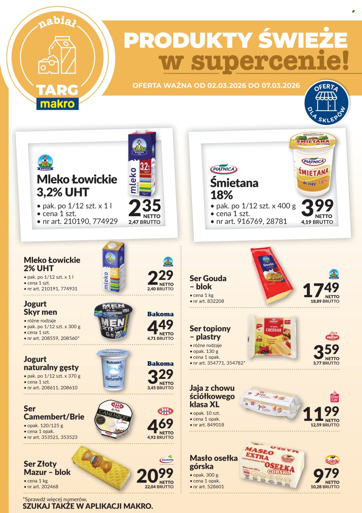 Gazetka Makro - 2.03.2026 - 7.03.2026. Strona 1