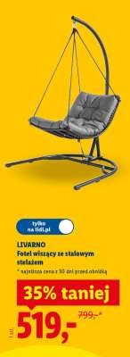 LIVARNO Fotel wiszący ze stalowym stelażem