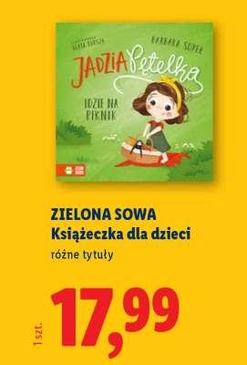 ZIELONA SOWA Książeczka dla dzieci