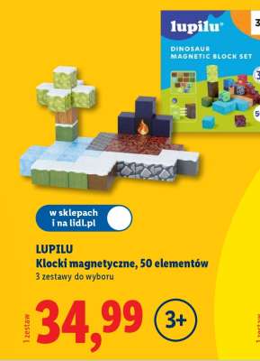 LUPILU Klocki magnetyczne, 50 elementów