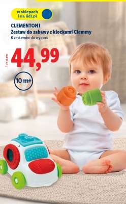 CLEMENTONI Zestaw do zabawy z klockami Clemmy