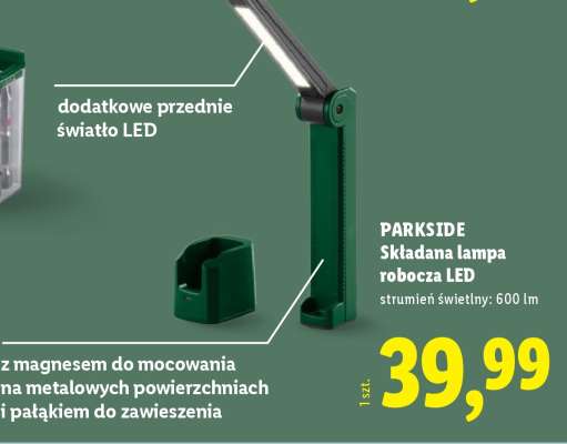 PARKSIDE Składana lampa robocza LED