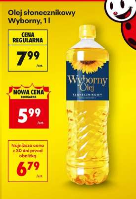 Olej słonecznikowy Wyborny, 1l