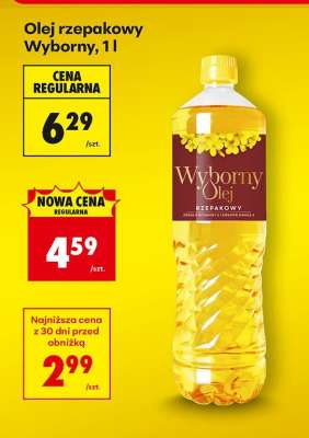 Olej rzepakowy Wyborny, 1l