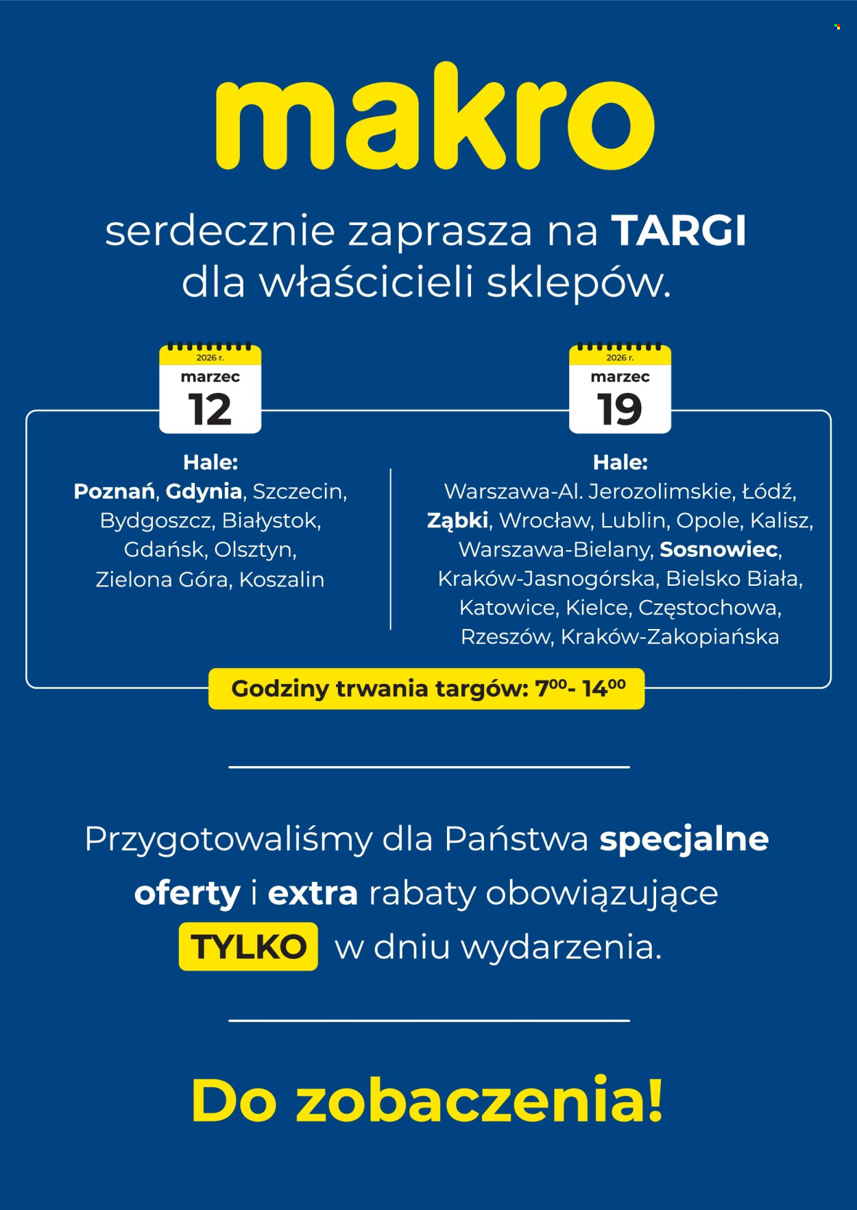 Gazetka Makro - 2.03.2026 - 19.03.2026. Strona 1