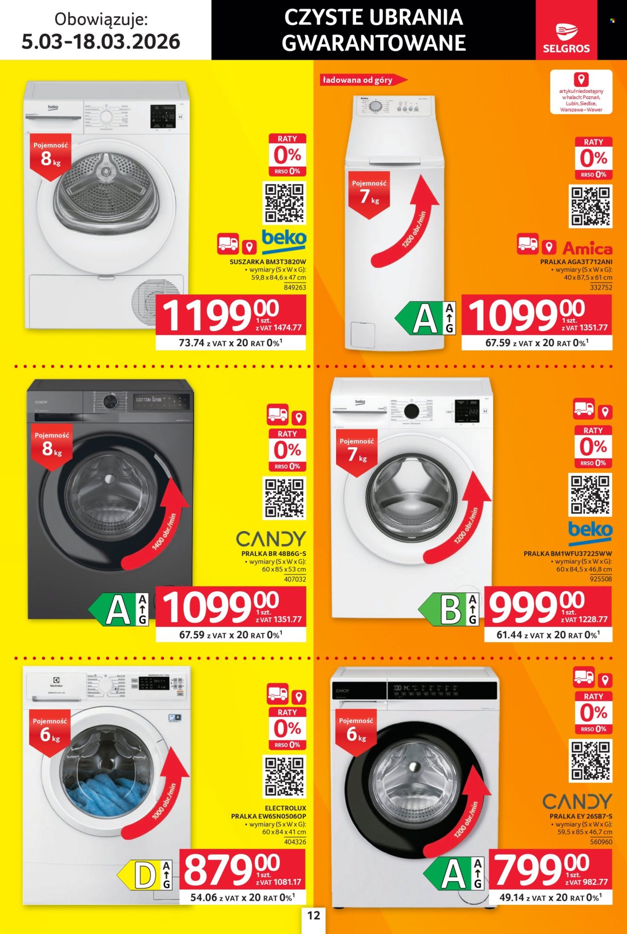 Gazetka Selgros - 5.03.2026 - 18.03.2026. Strona 12